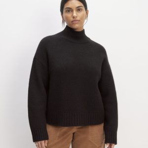The Cloud Oversized Turtleneck | Black