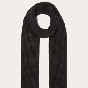 The Waffle Scarf | Black