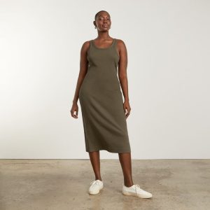 The '90s Rib Dress | Beech