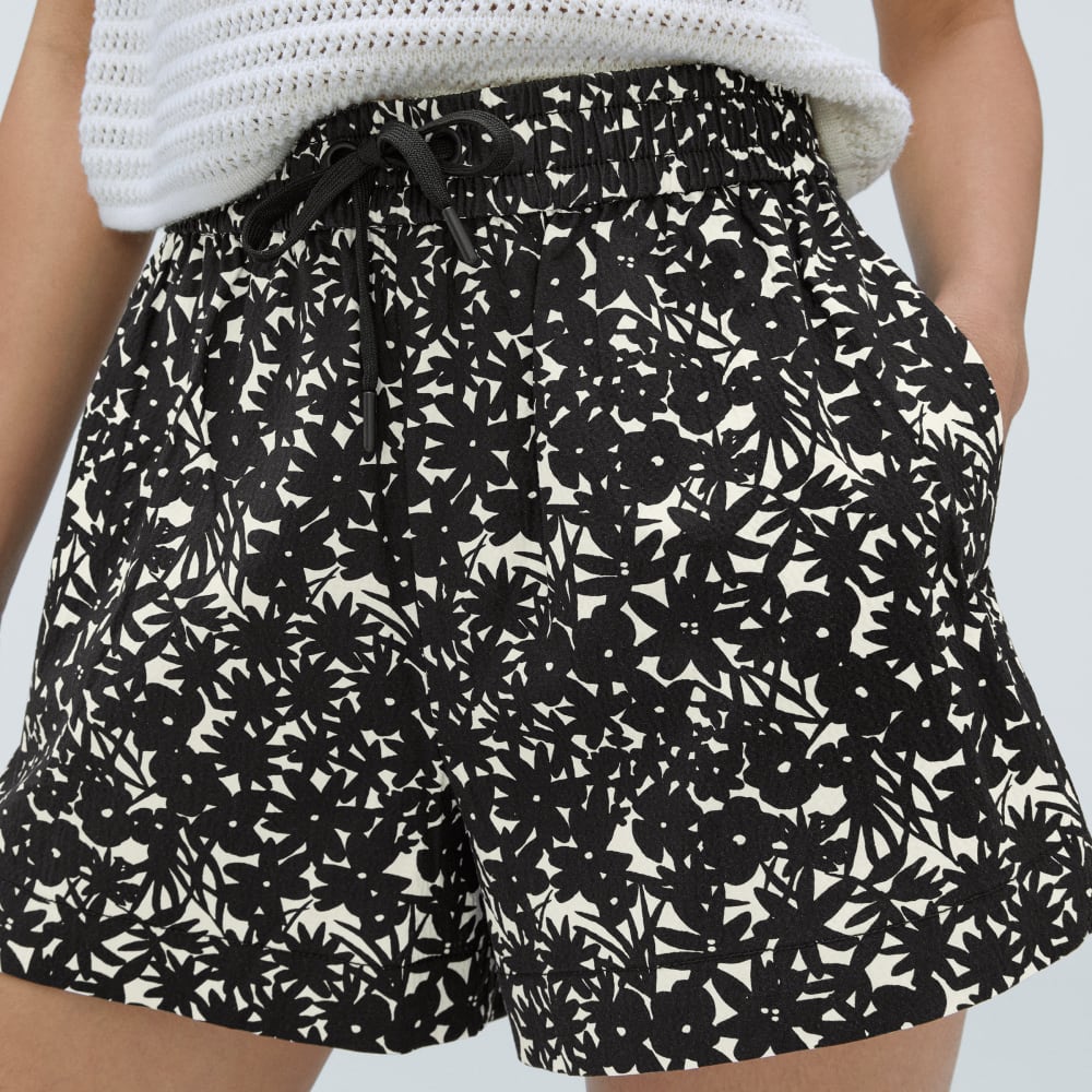 The Seersucker Boxer Short | Black / Canvas Floral - Image 4