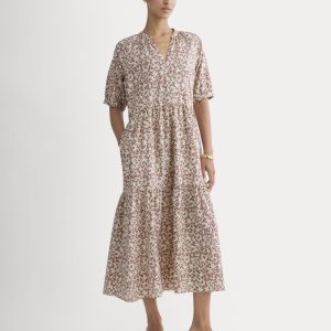 The Farmers Market Dress | Natural / Rose Dusk Floral