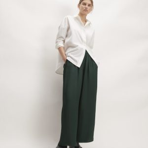 The Satin Pull-On Pant | Scarab