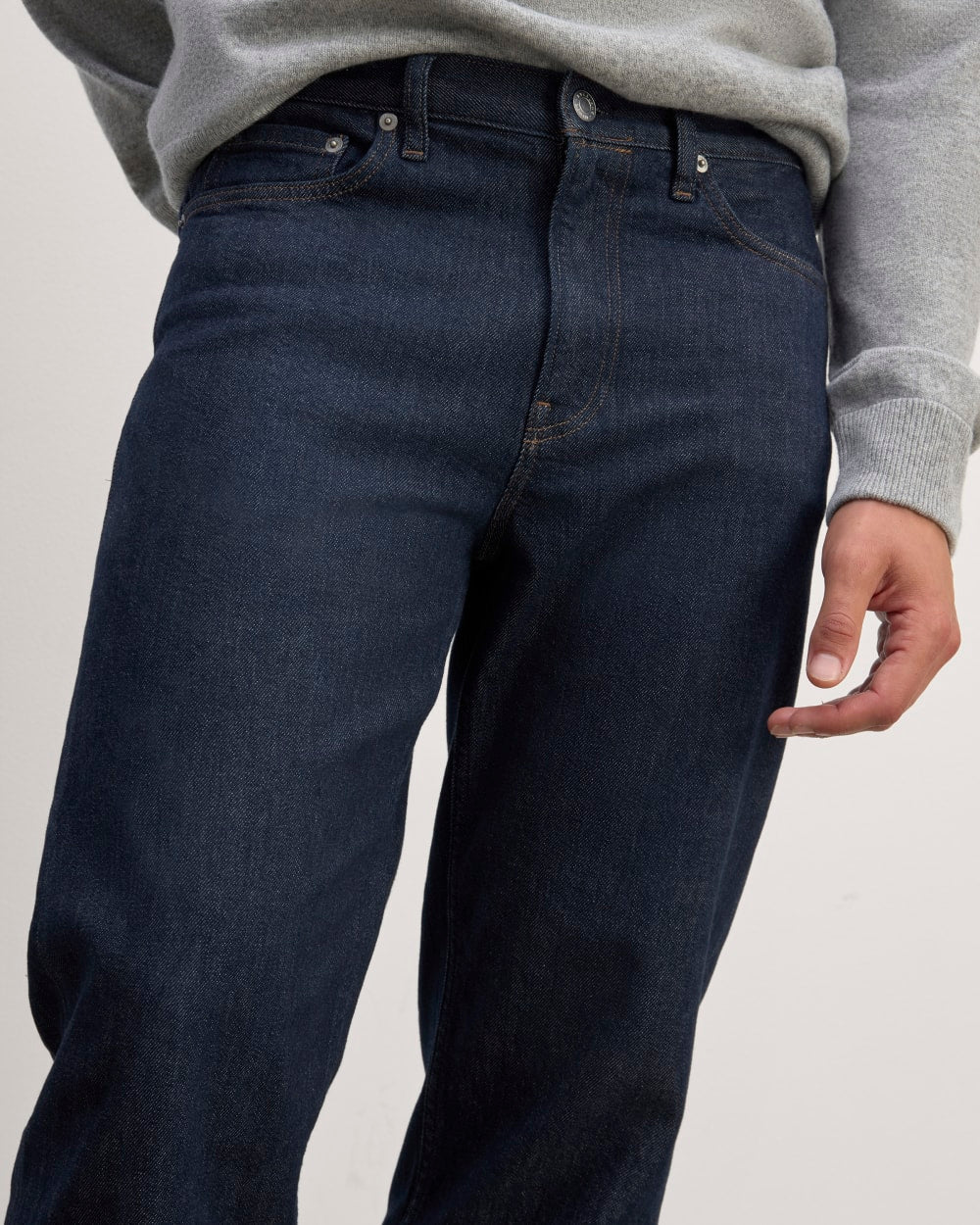 The Selvedge Loose Straight Jean | Indigo Rinse - Image 4