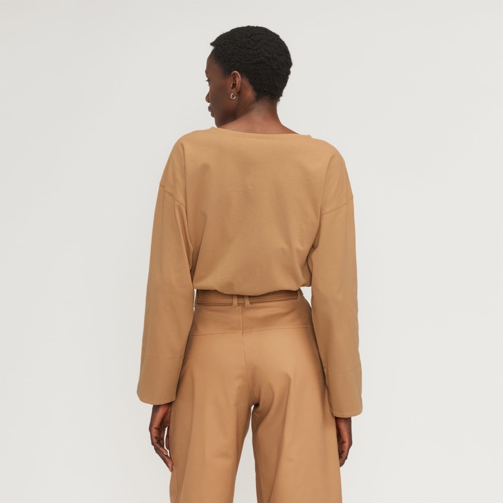 The Premium Weight Oversized Pocket Tee | Caramel - Image 3