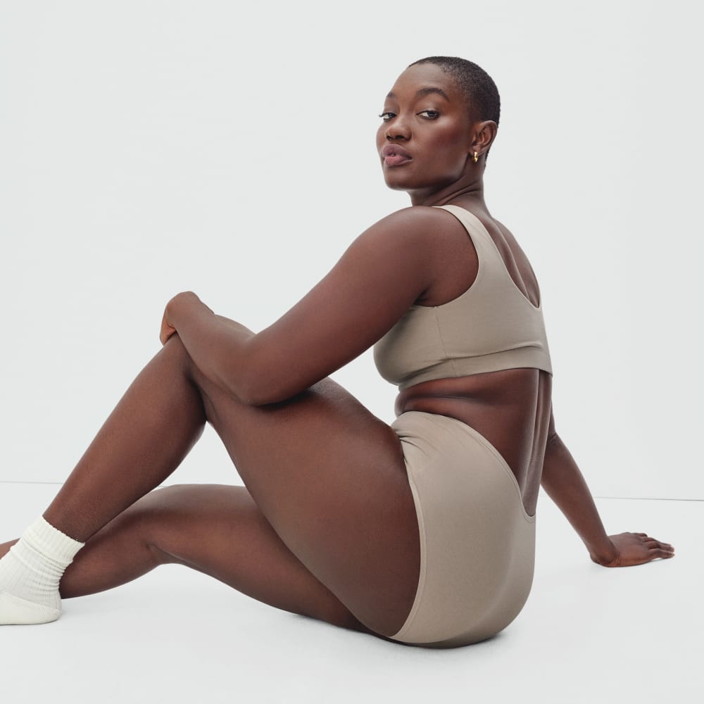 The Cotton High-Rise Hipster | Burnt Sugar - Image 6