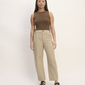 The Barrel Pant | Trench Coat Khaki