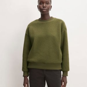 The ReNew Fleece Oversized Crew | Kalamata
