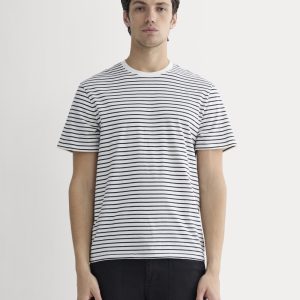 The Essential Organic Crew | Bone / Black