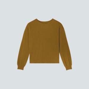 The Organic Cotton Long-Sleeve Tee | Tapenade