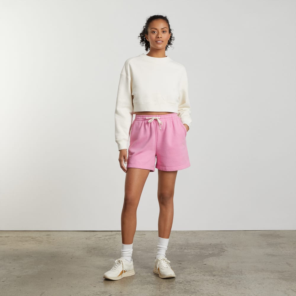 The Track Long Sweatshort | Bubble Gum - Image 5