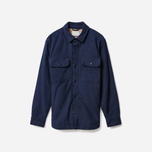 The ReNew Fleece-Lined Heavyweight Overshirt | Deep Navy