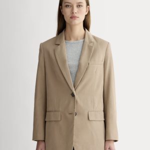 The Oversized Blazer in Buttersmooth | Ash Brown