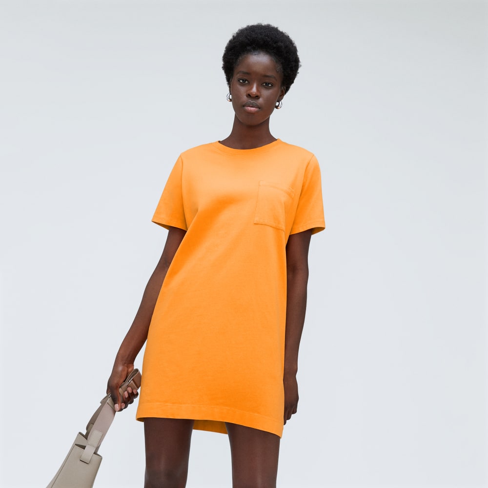 The Organic Cotton Weekend Tee Dress | Turmeric - Image 5