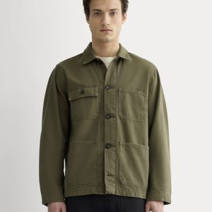 The Denim Utility Jacket | Garment-Dyed Kalamata