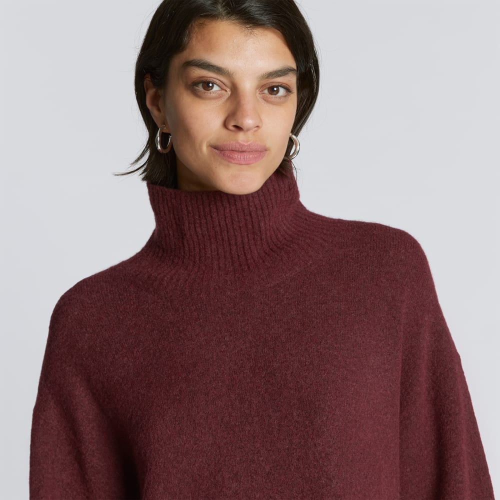 The Cozy Stretch Turtleneck Dress | Brandy - Image 4