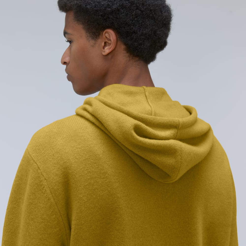 The Felted Merino Hoodie | Golden Palm - Image 5