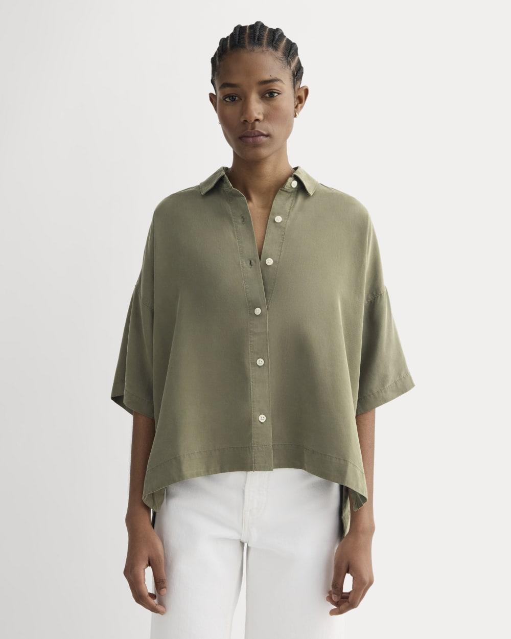 The Short-Sleeve Square Shirt in Butterlite | Kalamata