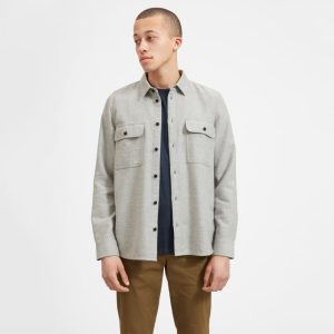 The Heavyweight Overshirt | Uniform |  Heathered Grey