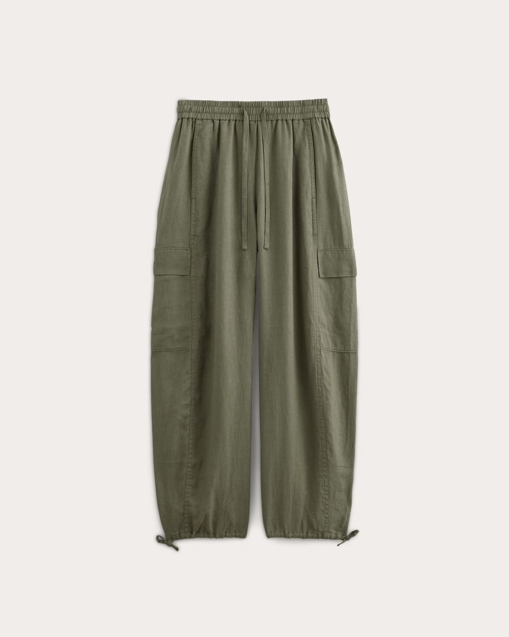 The Cargo Curve Pant in Linen | Kalamata - Image 2