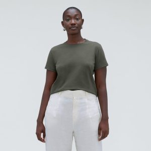 The Box-Cut Tee in Essential Cotton | Kambaba | No Pocket