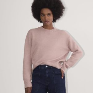 The Cocoon Crew in Plush Cotton | Dusty Rose