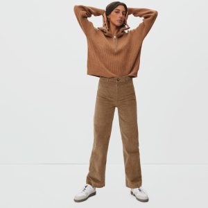 The Corduroy Wide-Leg Pant | Toasted Coconut