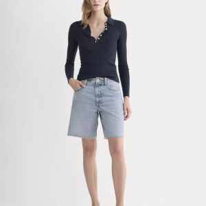 The OG Baggy Jean Short | Light Indigo