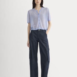 The Mid-Rise Cargo Jean | Tungsten Rinse