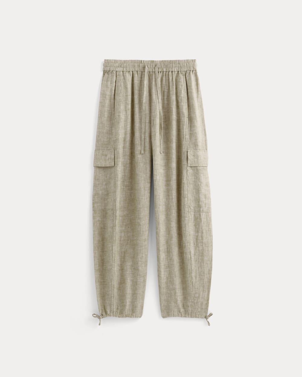 The Cargo Curve Pant in Linen | Cornstalk Chambray - Image 2