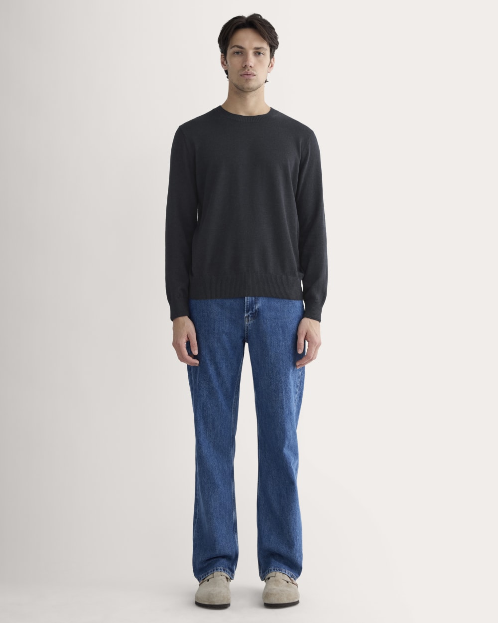 The No-Sweat Sweater | Uniform | Heathered Midnight - Image 3