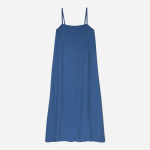 The Japanese GoWeave?  Slip Dress | Deep Blue