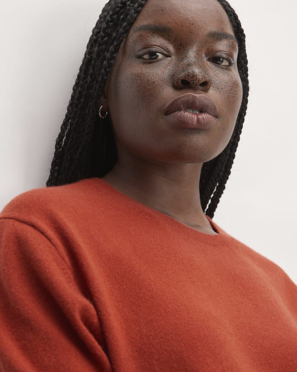 The Classic Crew in Cashmere | Rusted Red - Image 4