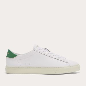 The Day Sneaker | White / Grass Green