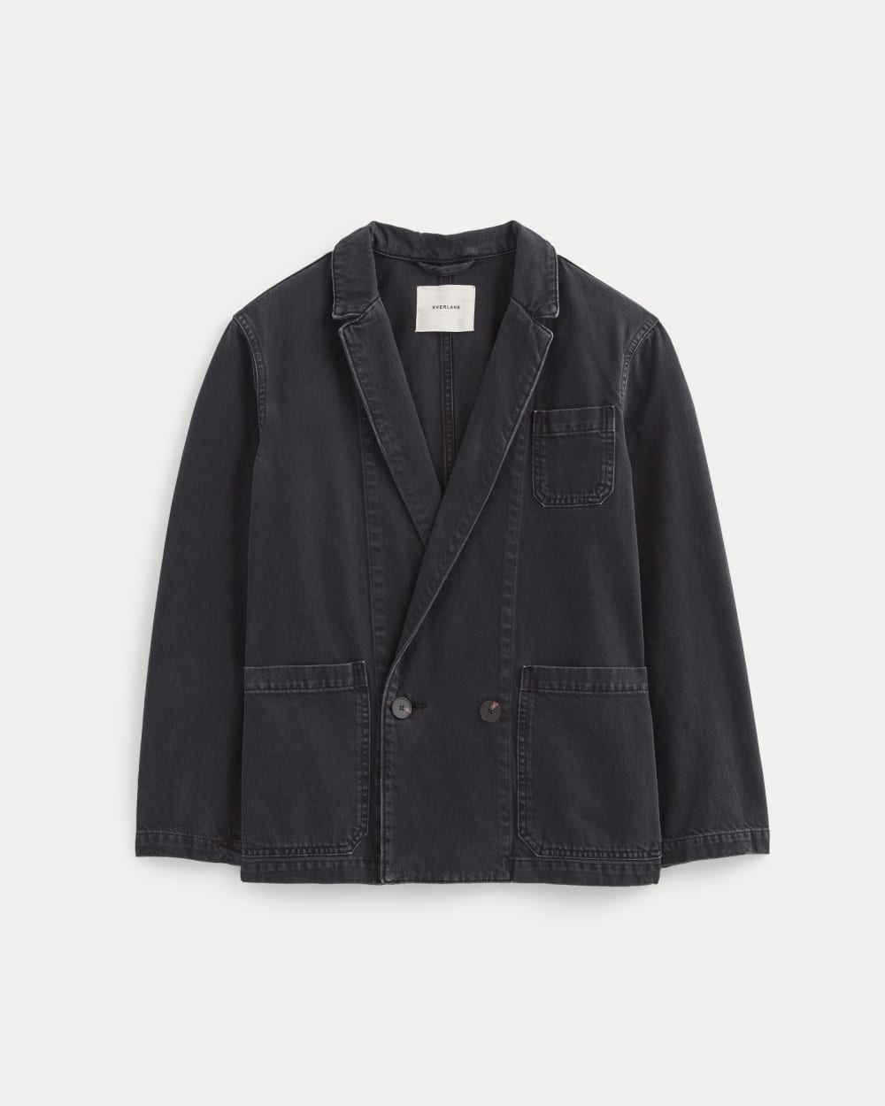 The Denim Chore Blazer | Black - Image 2