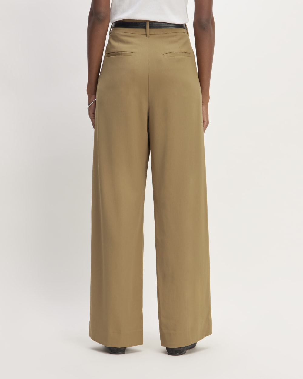 The Italian Wool Way-High® Drape Pant | Camel - Image 6