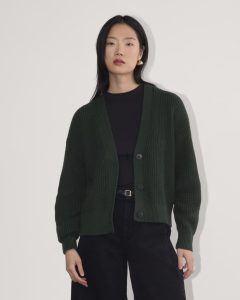 The Boxy Cardigan in Everyday Cotton | Scarab