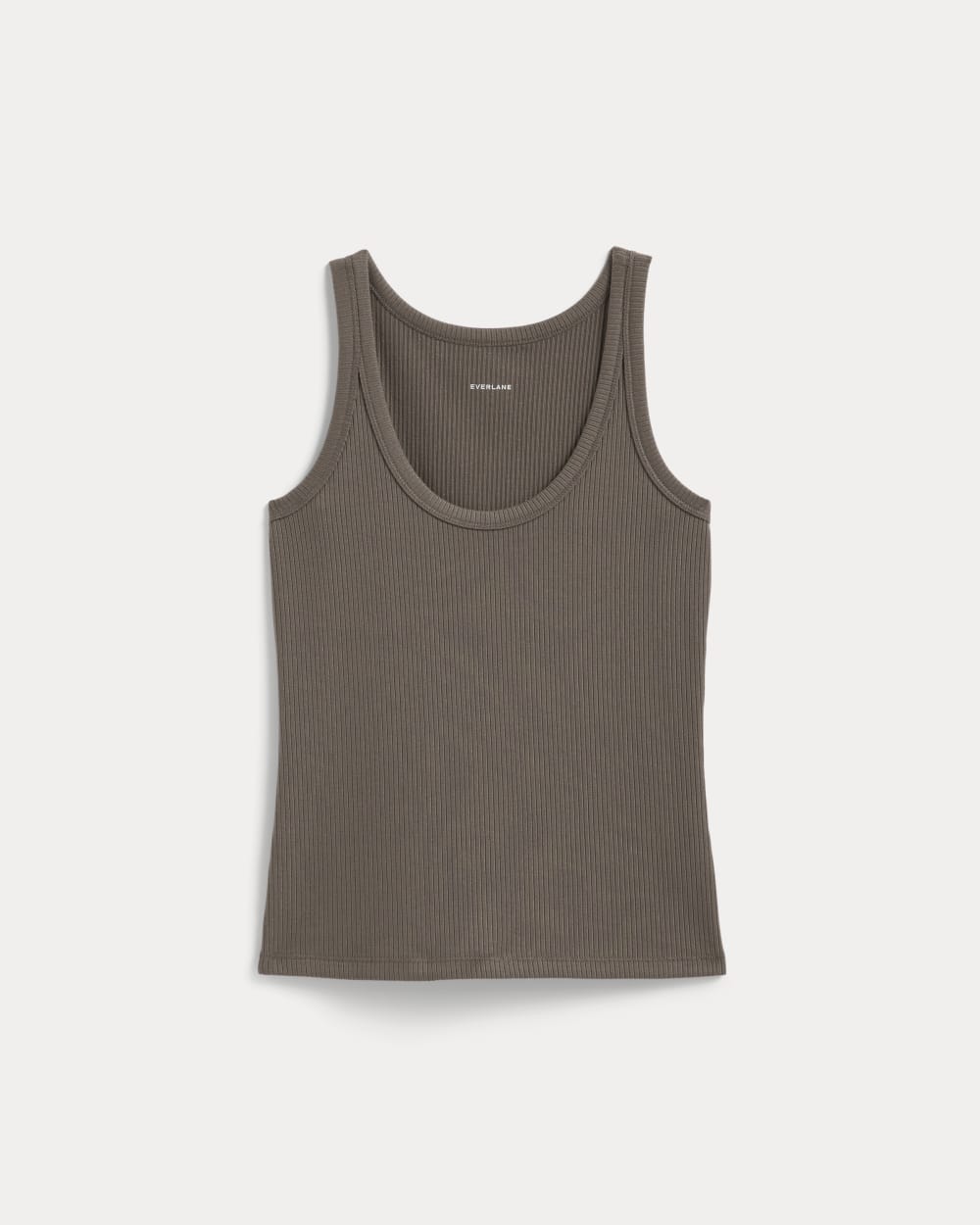 The Shimmy Scoop-Neck Tank | Taupe - Image 2