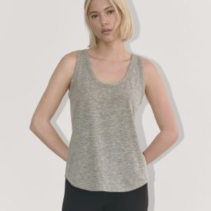 The Perform Tank | Heathered Grey / Olive