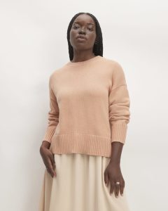 The Boxy Sweater in Everyday Cotton | Blush Pink