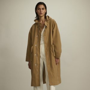 The Canvas Organic Cotton Parka | Cappuccino