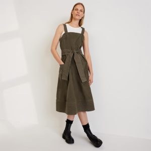 The Organic Cotton Herringbone Dress | Beech