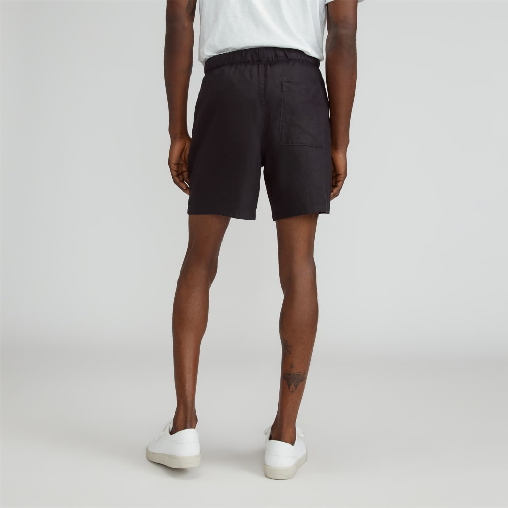 The Linen Easy Short | Black - Image 3