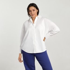 The Oversized Poplin Shirt | White