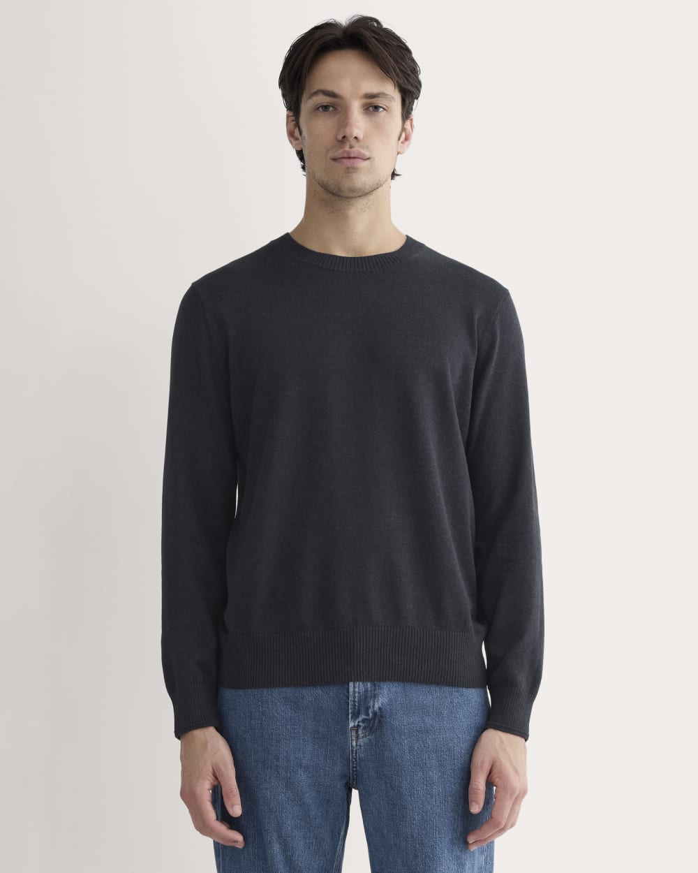 The No-Sweat Sweater | Uniform | Heathered Midnight
