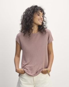 The Oversized Knit Top | Dusty Rose