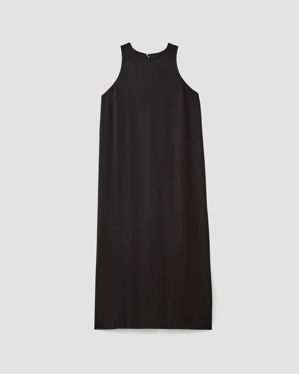 The Satin Racerback Slip Dress | Black - Image 2