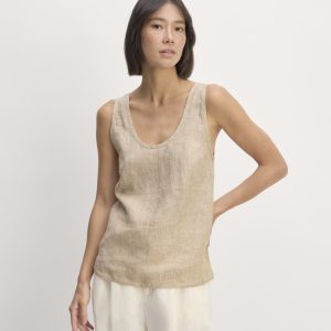 The Scoop Tank in Linen | Cornstalk Chambray
