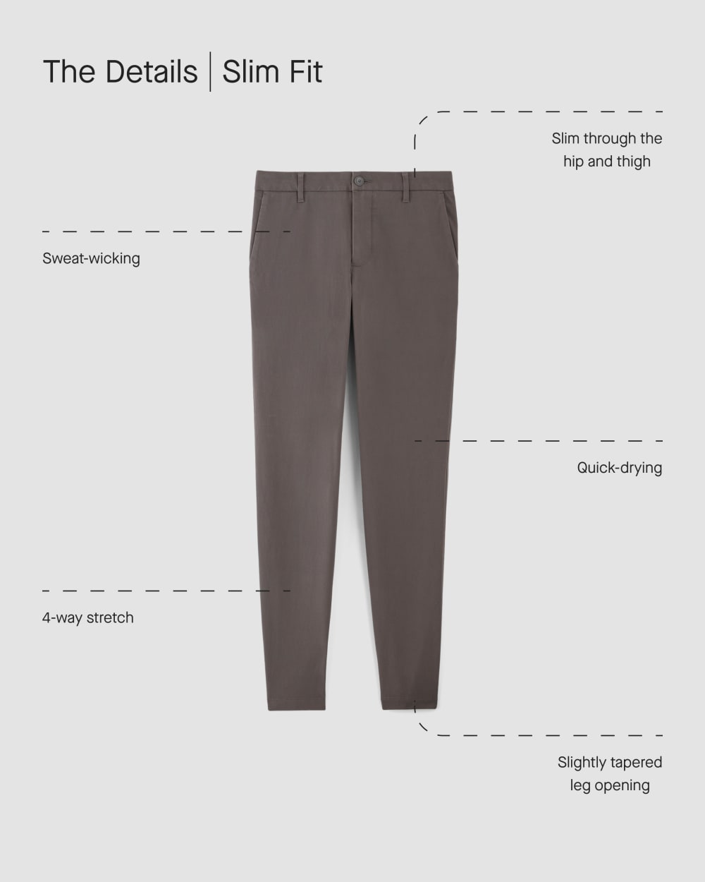 The Performance Chino | Uniform | Black | Slim - Image 4