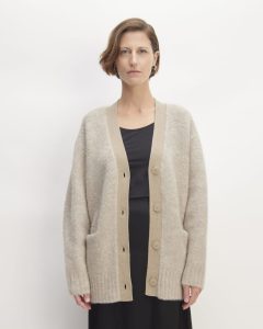 The SuperFuzz Alpaca Cardigan | Light Oat