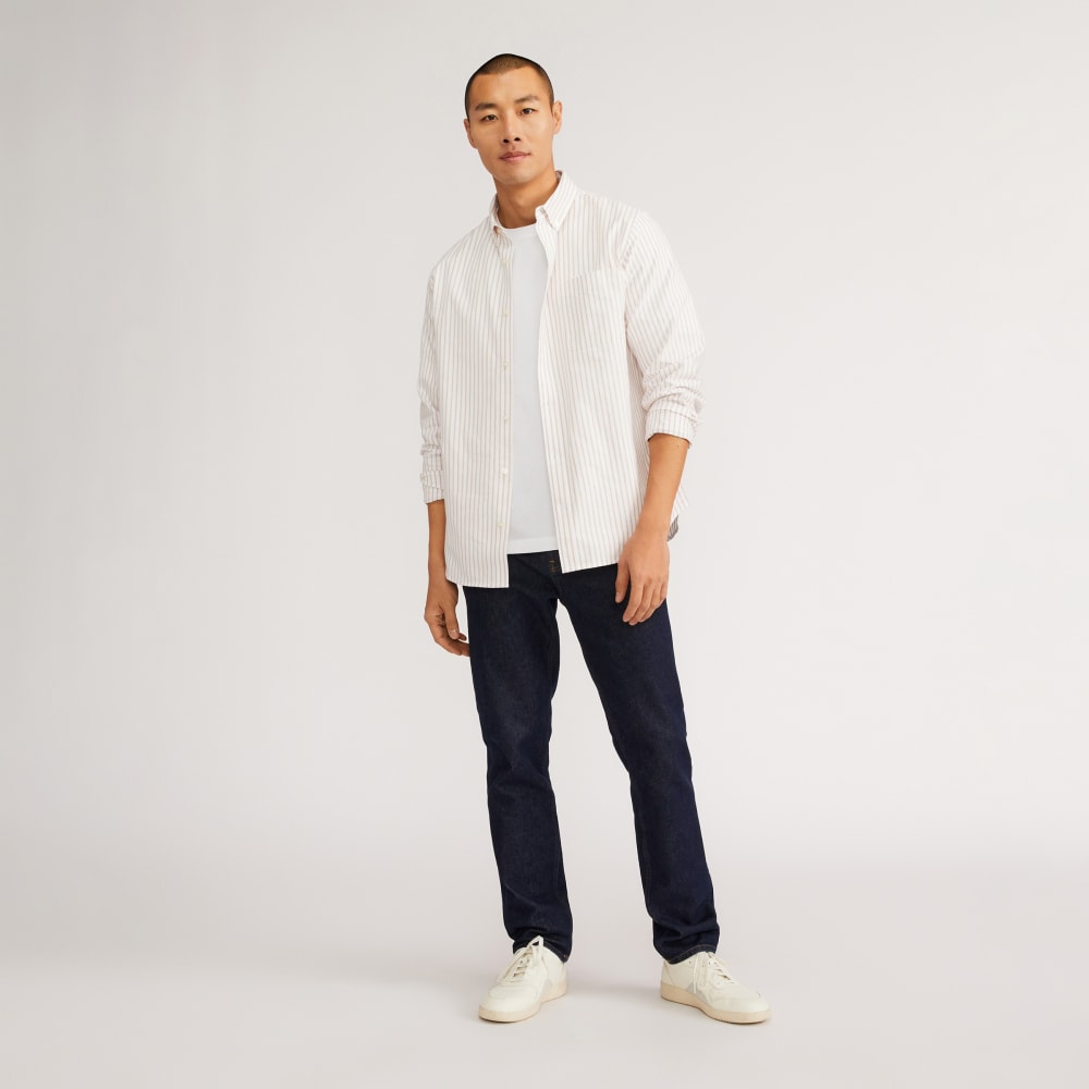 The Classic Oxford Shirt | Sahara / Off-White | Tall - Image 6